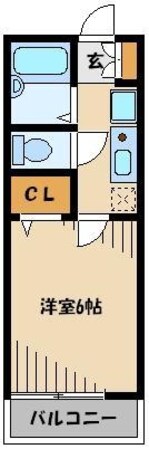 グリーンパークの物件間取画像